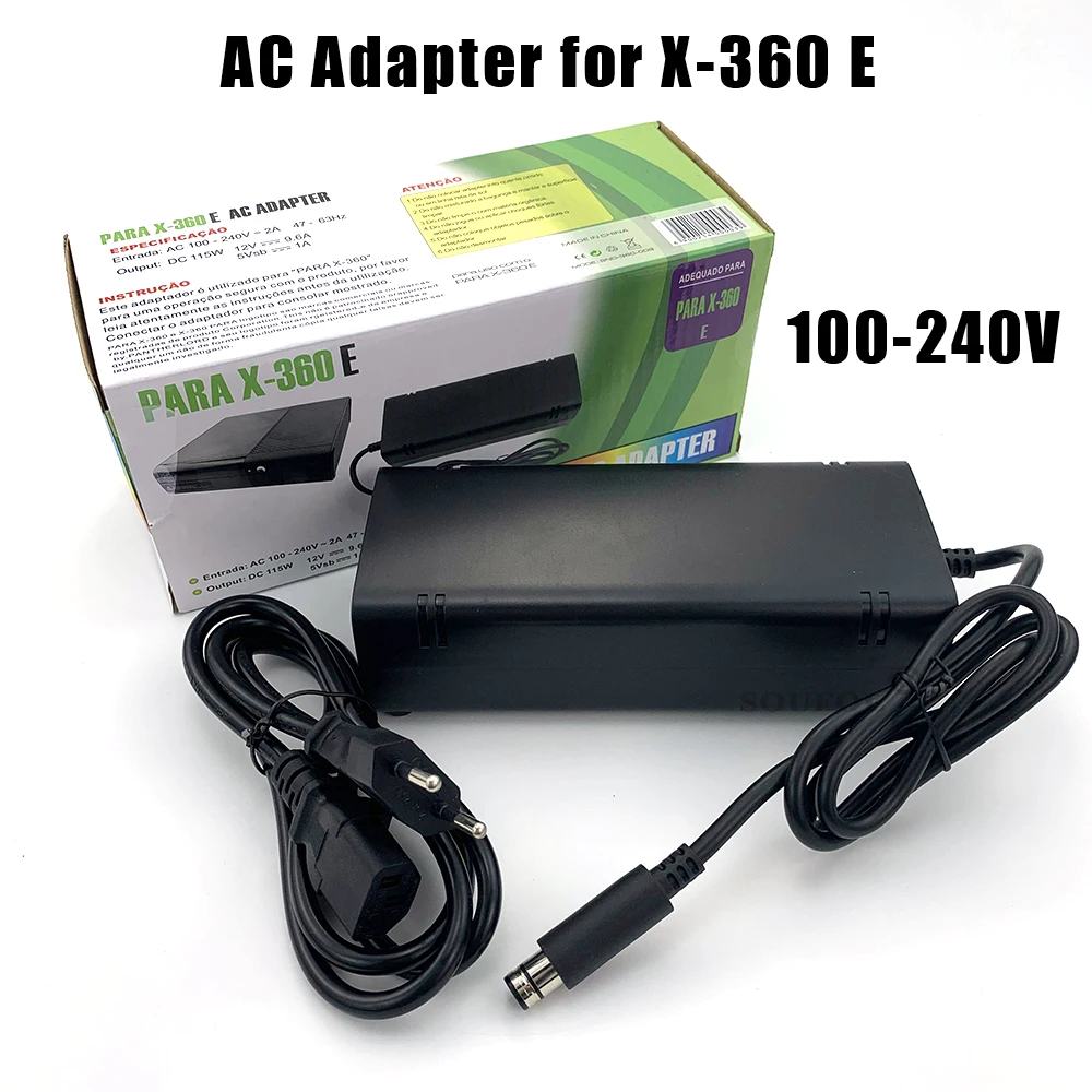 Gaming Console Xbox 360 - Pengisi daya kabel catu daya adaptor