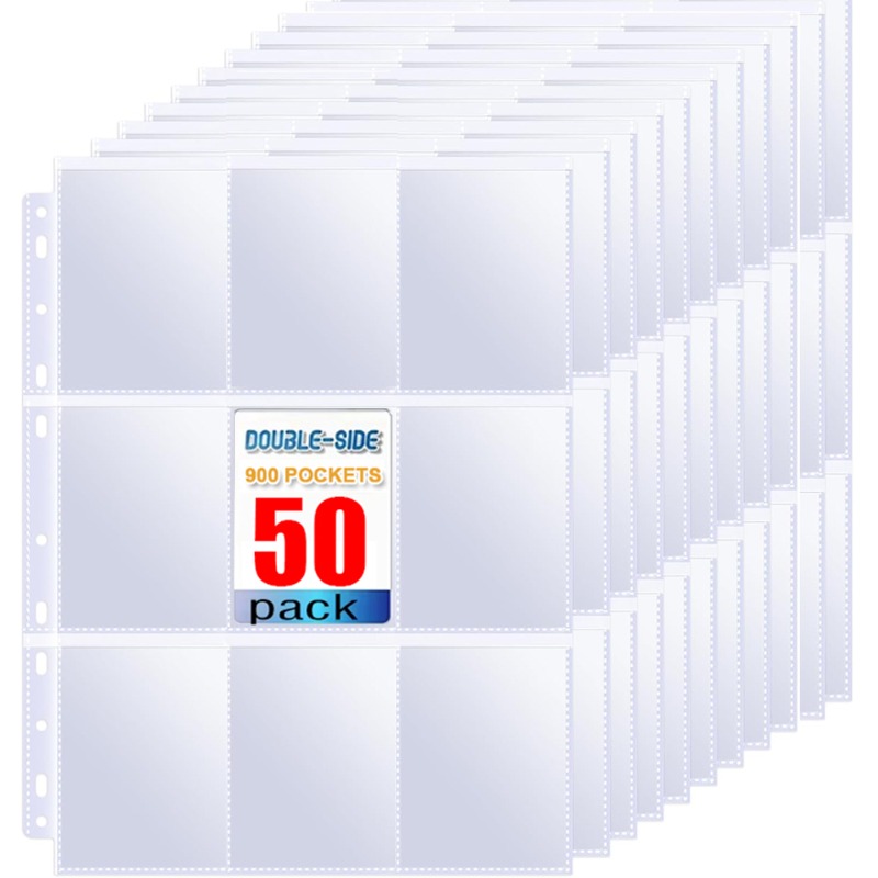 Gaming Card Holder - 50/5 Buah 9 Saku Lengan Kartu