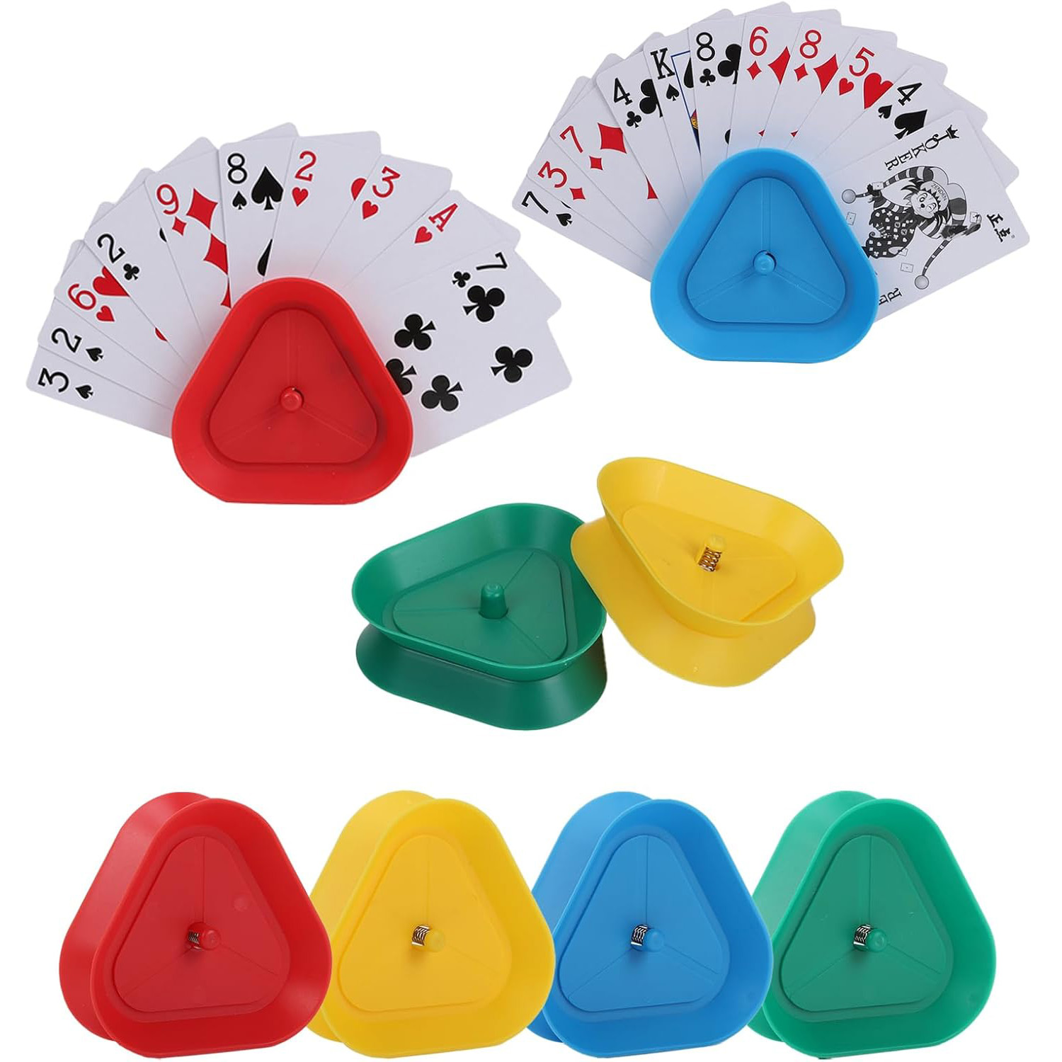 Gaming Card Holder - 4 Buah/Set Tempat Kartu Bermain Berbentuk