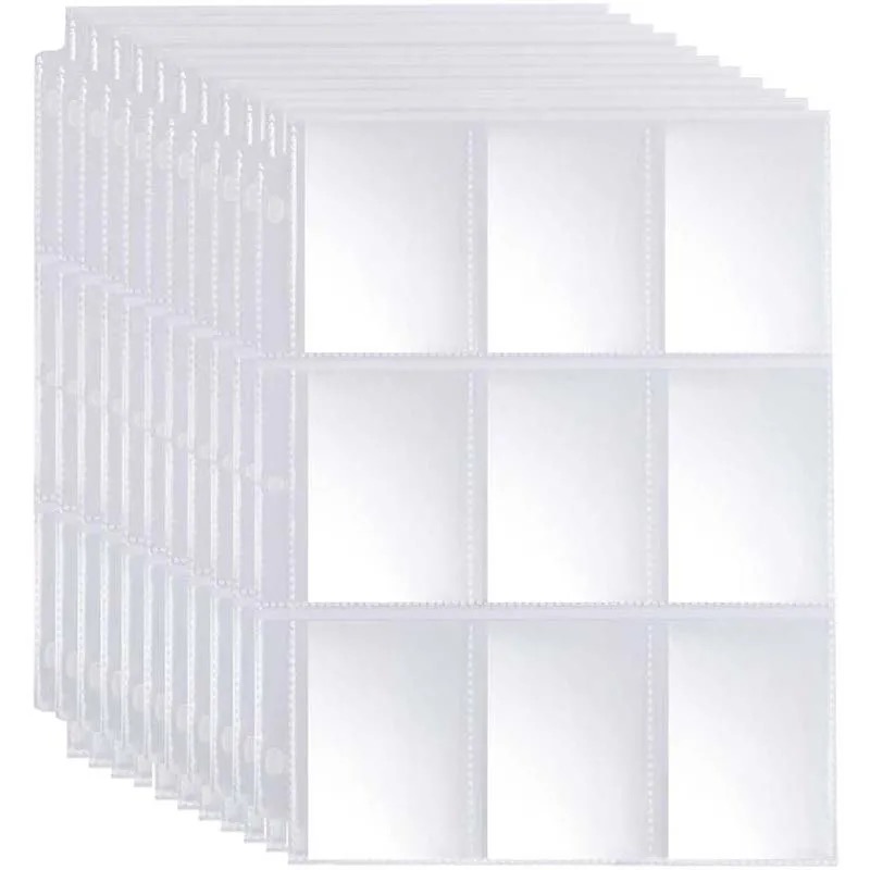 Gaming Card Holder - 50 buah 9 saku dompet penyimpanan