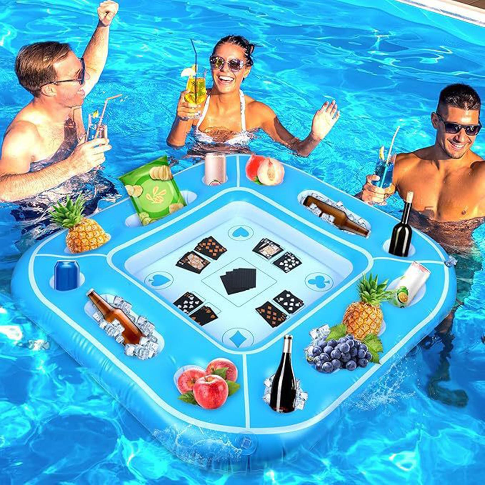 Gaming Card Holder - Meja Apung Kolam Renang Tiup Dengan