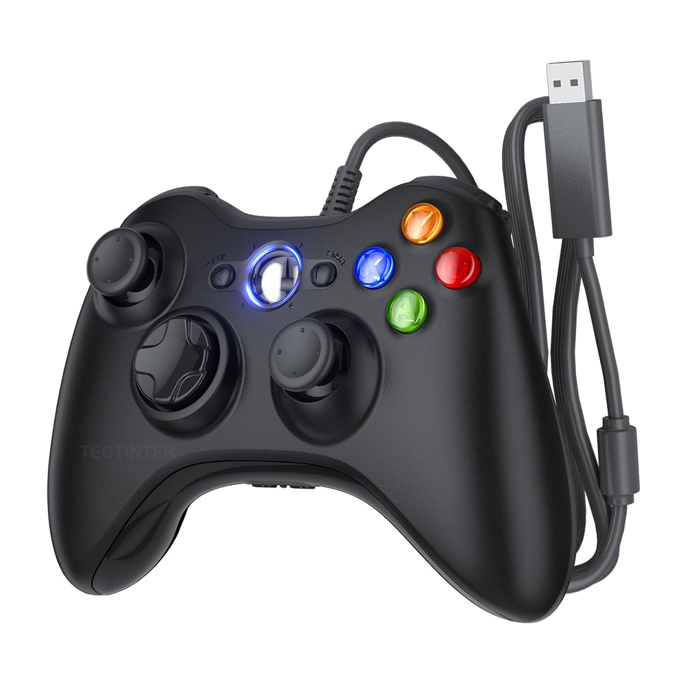 Gaming Console Xbox 360 - Pengontrol Game berkabel USB, untuk Xbox360