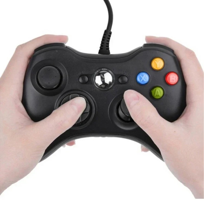 Gaming Console Xbox 360 - Pengontrol berkabel Gamepad kabel USB untuk