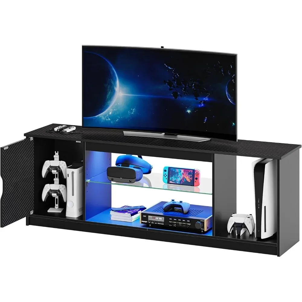 Gaming Console Room - Bestier Led Entertainment Center untuk PS5,