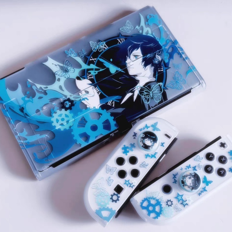 Gaming Console Nintendo - Casing Semi Transparan Persona 3 Makoto