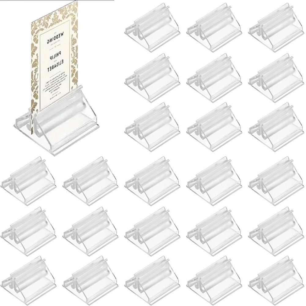 Gaming Card Holder - 12/24/48 Buah Mini Clear Stand Tempat