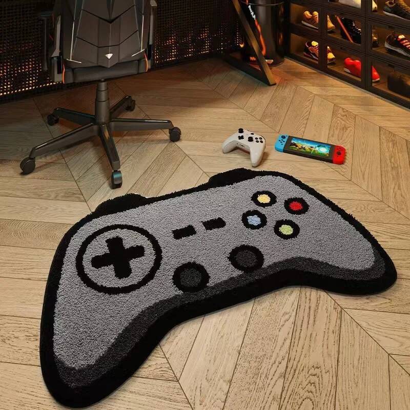 Gaming Console Room - Karpet Berbentuk Konsol Pengontrol Game, Karpet