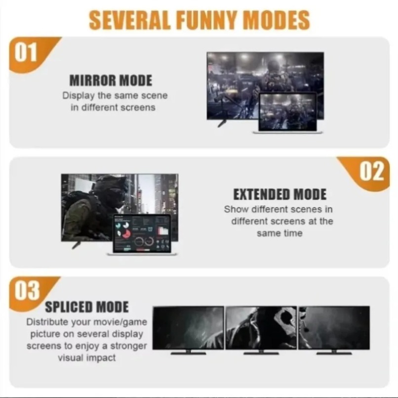 Kabel HDMI 2.1 8K Terjalin Kec - Gaming Console Definition ulasan dan harga