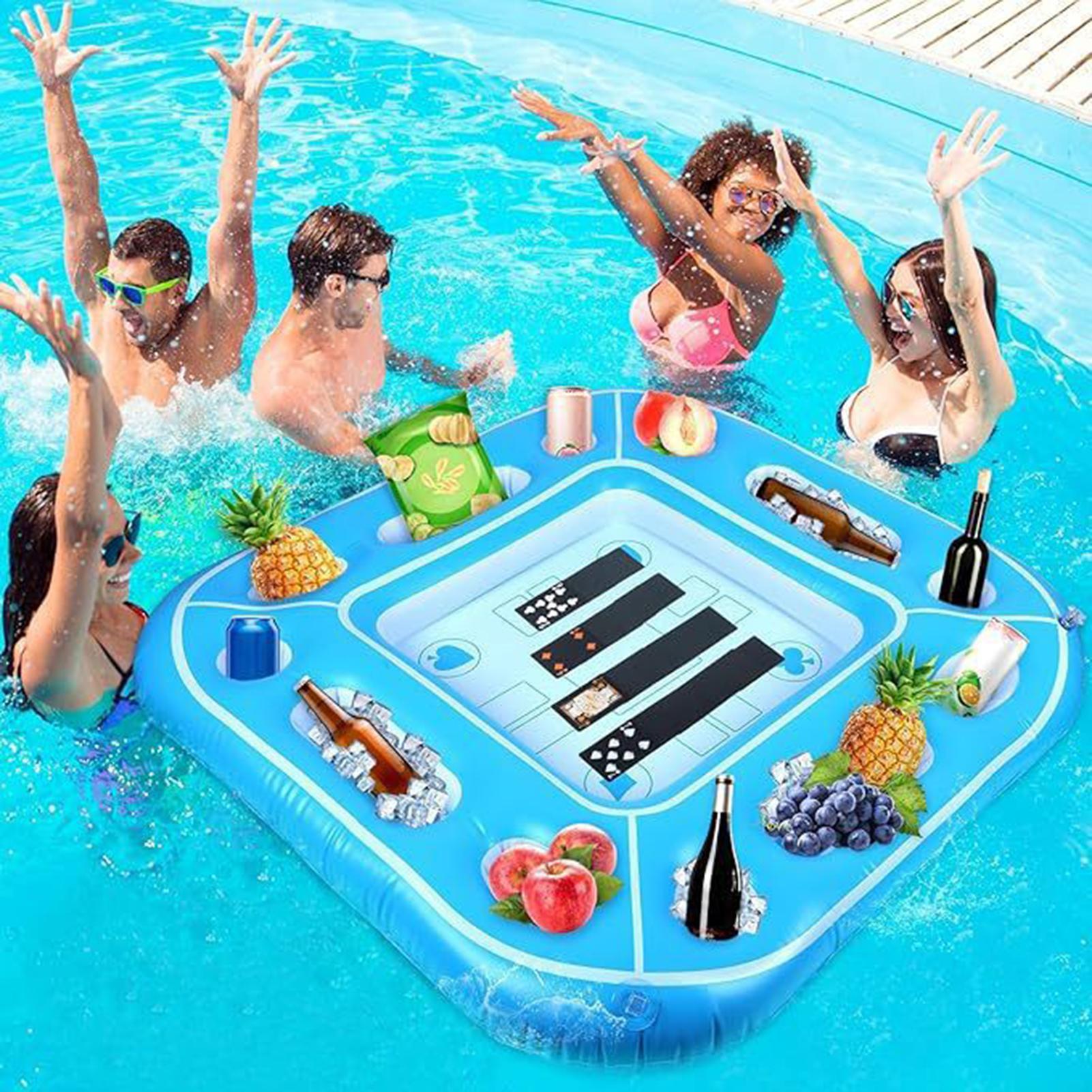Meja Apung Kolam Renang Tiup D - Gaming Card Holder ulasan dan harga
