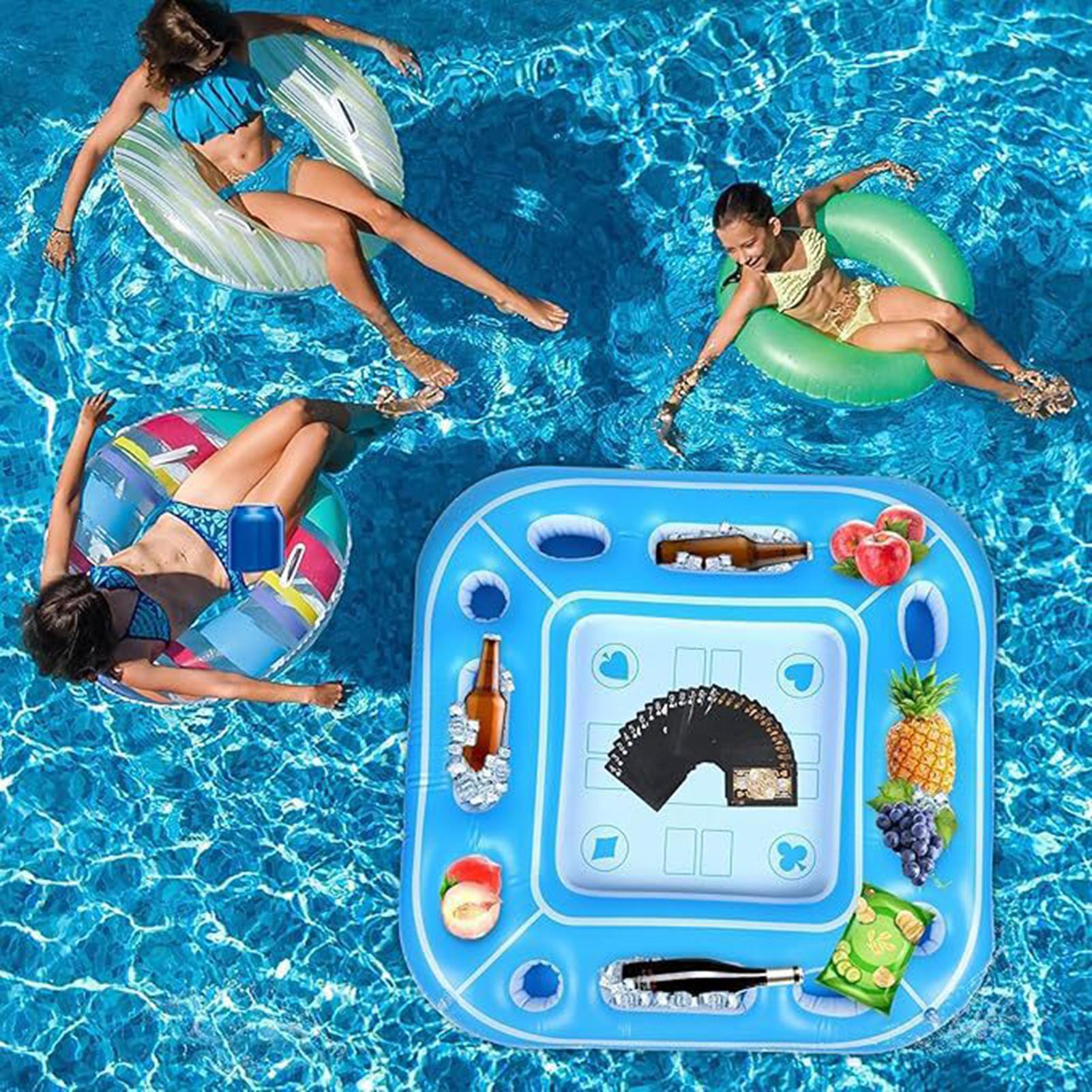 Meja Apung Kolam Renang Tiup D - Gaming Card Holder ulasan dan harga