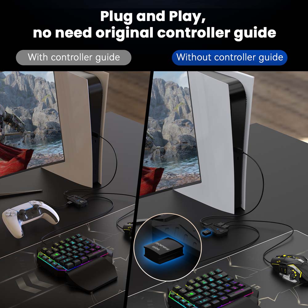 Untuk PS5 Gaming Keyboard Mous - Gaming Console And Controller ulasan dan harga