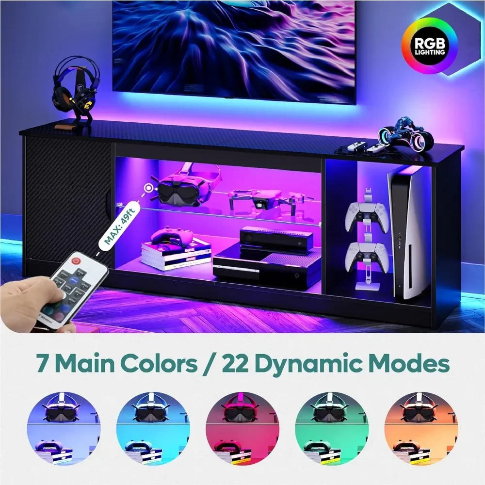 Bestier Led Entertainment Cent - Gaming Console Room ulasan dan harga