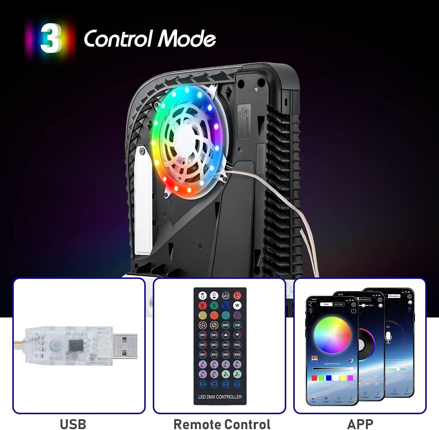 Lampu LED RGB Strip Untuk Kons - Gaming Console Setup ulasan dan harga