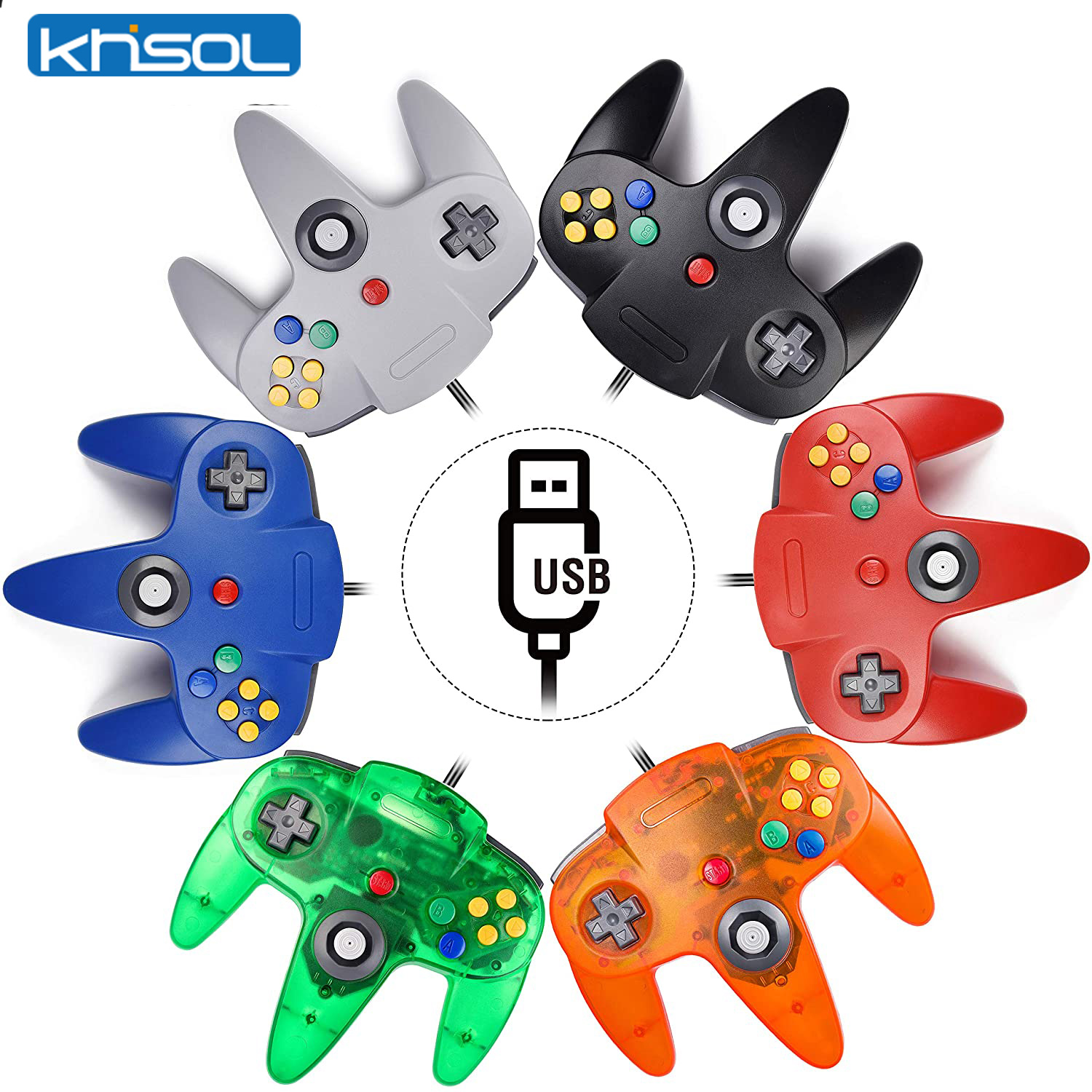N64 kontroler klasik berkabel  - Gaming Console And Controller ulasan dan harga