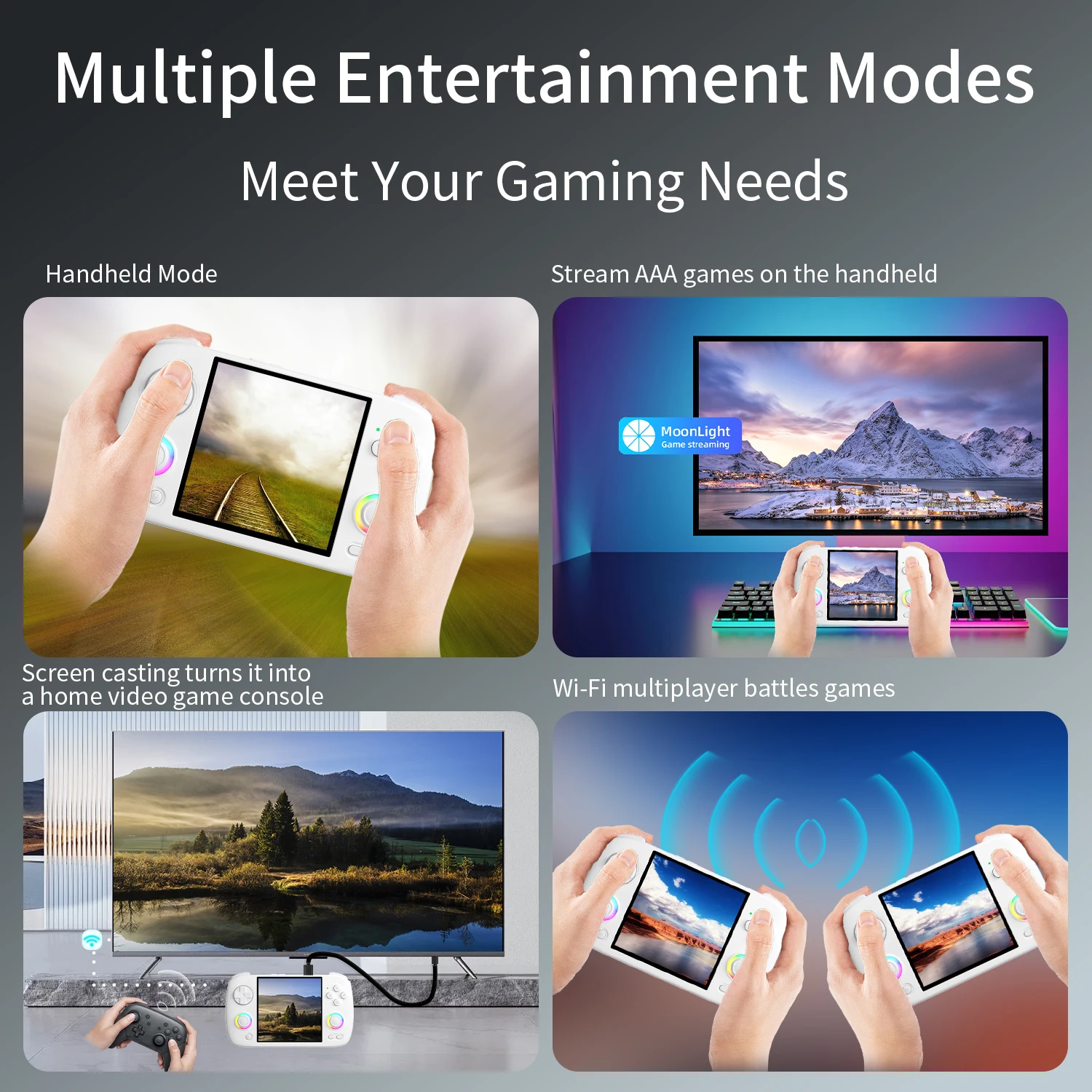 Konsol Game Genggam ANBERNIC R - Gaming Console Cube ulasan dan harga