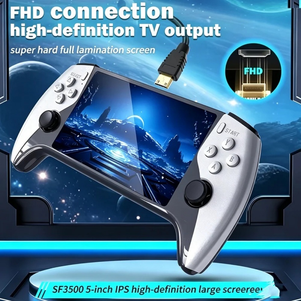 SF3500 Konsol Game Genggam 5 i - Gaming Console Setup ulasan dan harga
