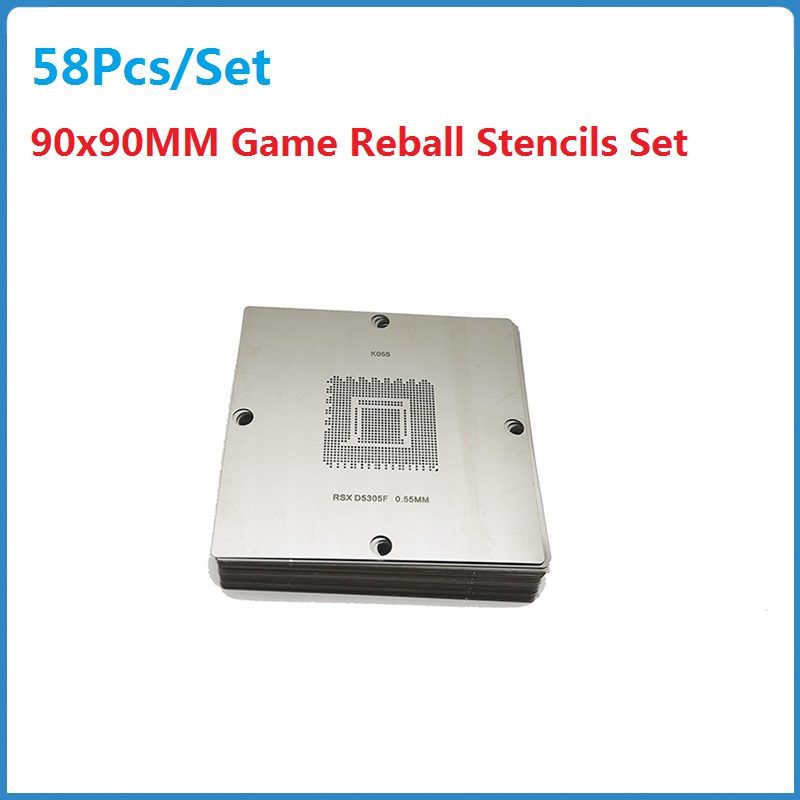 58 Buah/Set 90X90MM Set Stensi - Gaming Console Xbox 360 ulasan dan harga